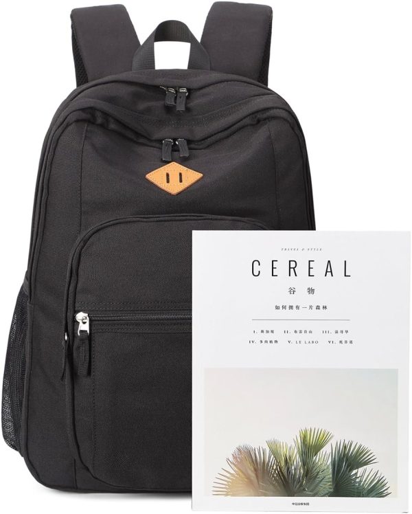 Abshoo Classical Basic Travel Backpack For School Water Resistant Bookbag - Image 9