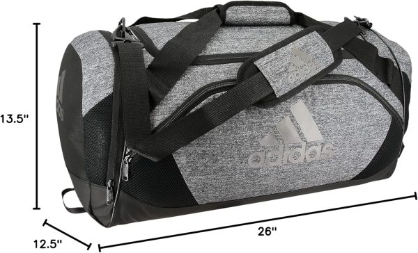 Team Issue 2 Medium Duffel Bag Jersey Onix Grey, One Size - Image 6