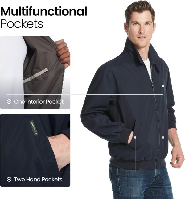 Men's Microfiber Classic Golf Jacket - Image 4