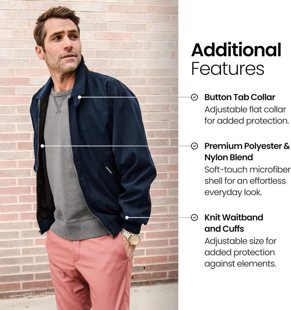 Men's Microfiber Classic Golf Jacket - Image 5